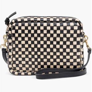 Clare V. Black & Cream Midi Sac